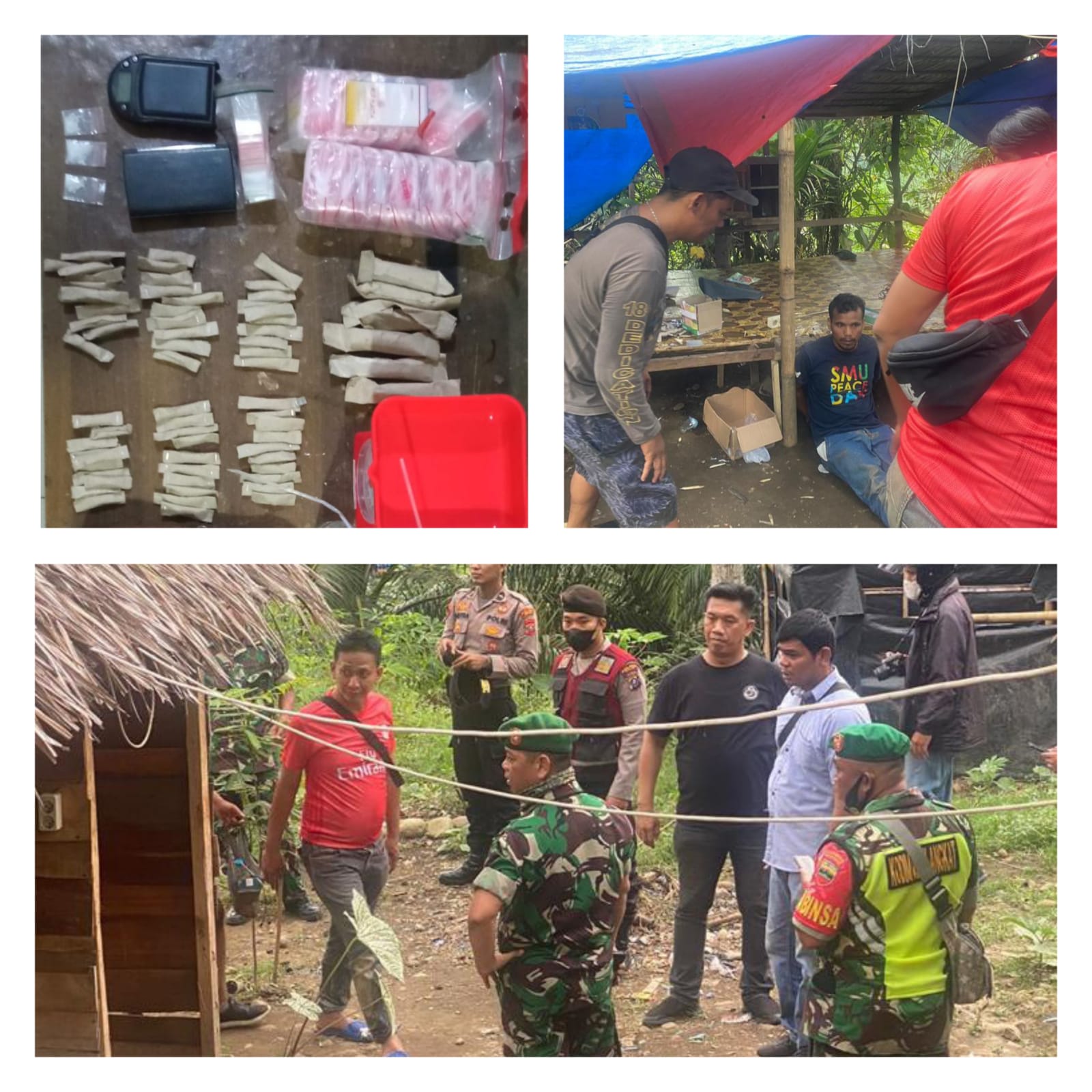 Tim Gabungan Polres Binjai Gerebek Kampung Narkoba, Satu Orang Pengedar Diamankan