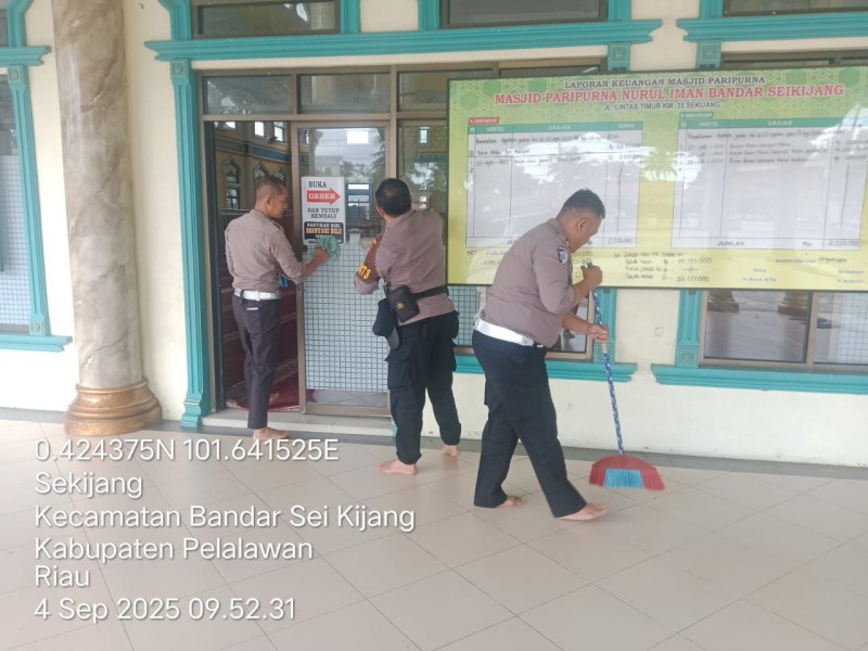 *Polsek Bandar Sei Kijang Gelar Kegiatan Bakti Religi dalam Rangka Peringatan Maulid Nabi Muhammad SAW*