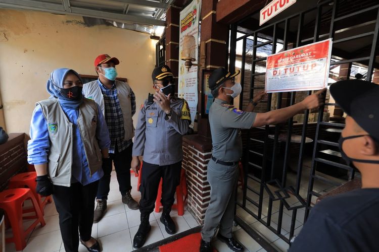 Dua Rumah Makan di Madiun Ditutup Akibat Langgar PPKM Darurat