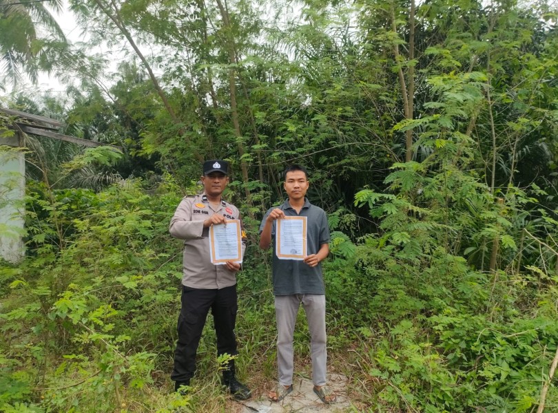 Polsek Bandar Sei Kijang Kembali  Laksanakan Patroli Karhutla di Lokasi Rawan Kebakaran