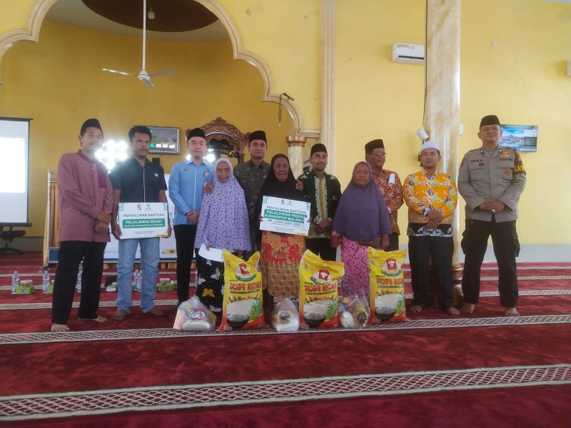 Bhabinkamtibmas Kelurahan Sekijang Hadiri Rapat Koordinasi Unit Pengumpulan Zakat Baznas Kab Pelalawan 2025