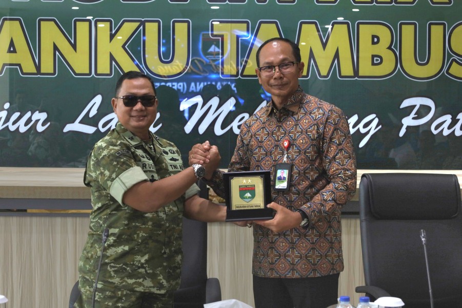 Kodam XIX/Tuanku Tambusai Perkuat Pengamanan Obvitnas, Pertamina Datangi Makodam di Pekanbaru