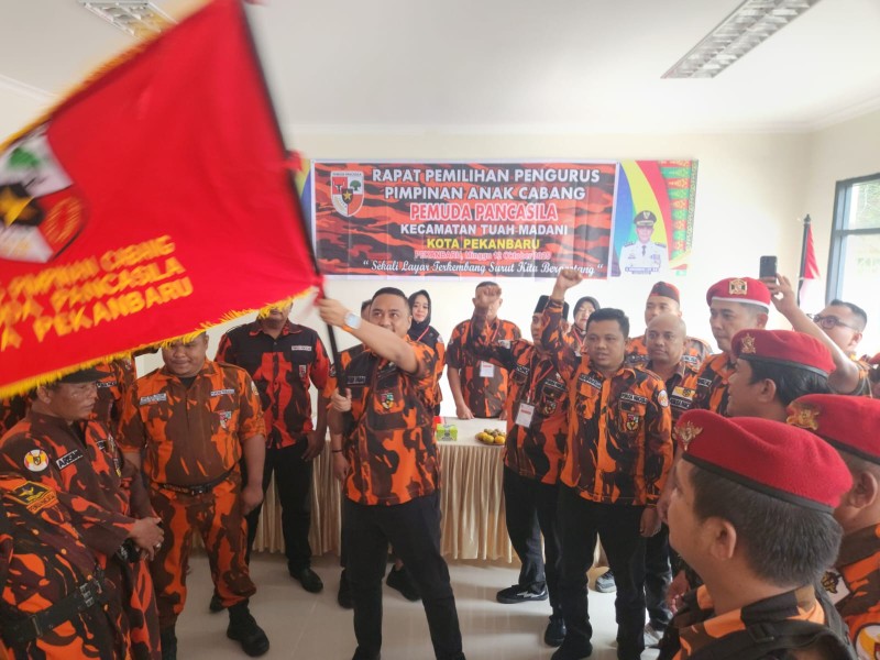 Febri Utama Kembali Lanjutkan Nahkoda Pimpinan Anak Cabang (PAC) Pemuda Pancasila Kecamatan Tuah Madani Periode 2025-2028