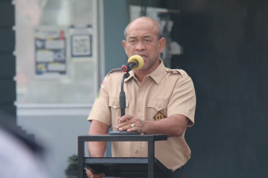 Pimpin Apel Pagi, Kalapas Pekanbaru Ingatkan Petugas Untuk Terus Jaga Integritas