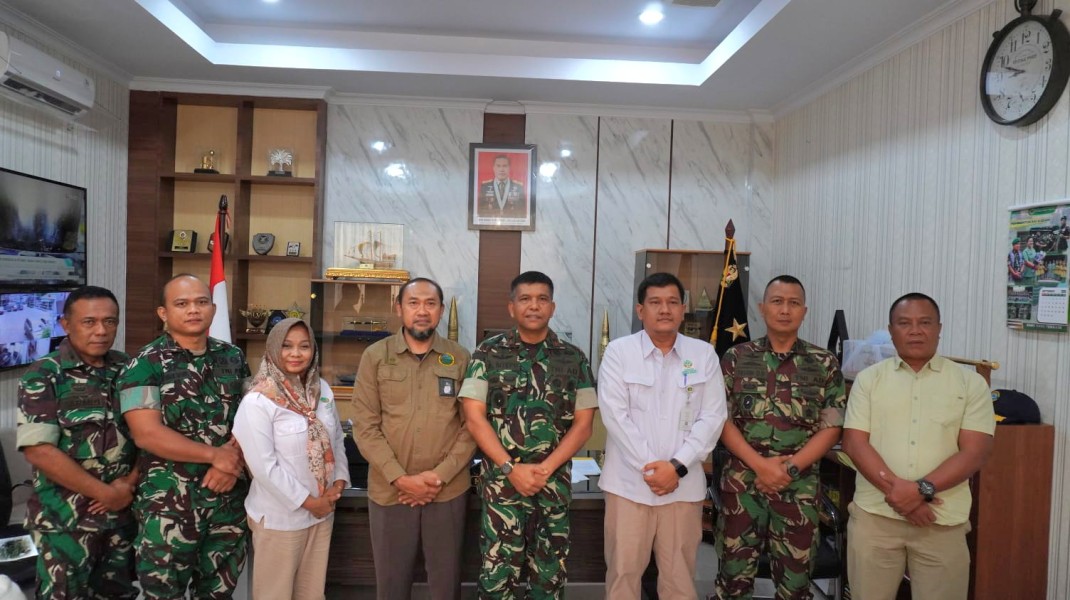 Perkuat Sinergi dan Kolaborasi, Danrem 031/WB Ajak Kepala Balai TNTN Jaga Kawasan dari Ancaman Karhutla