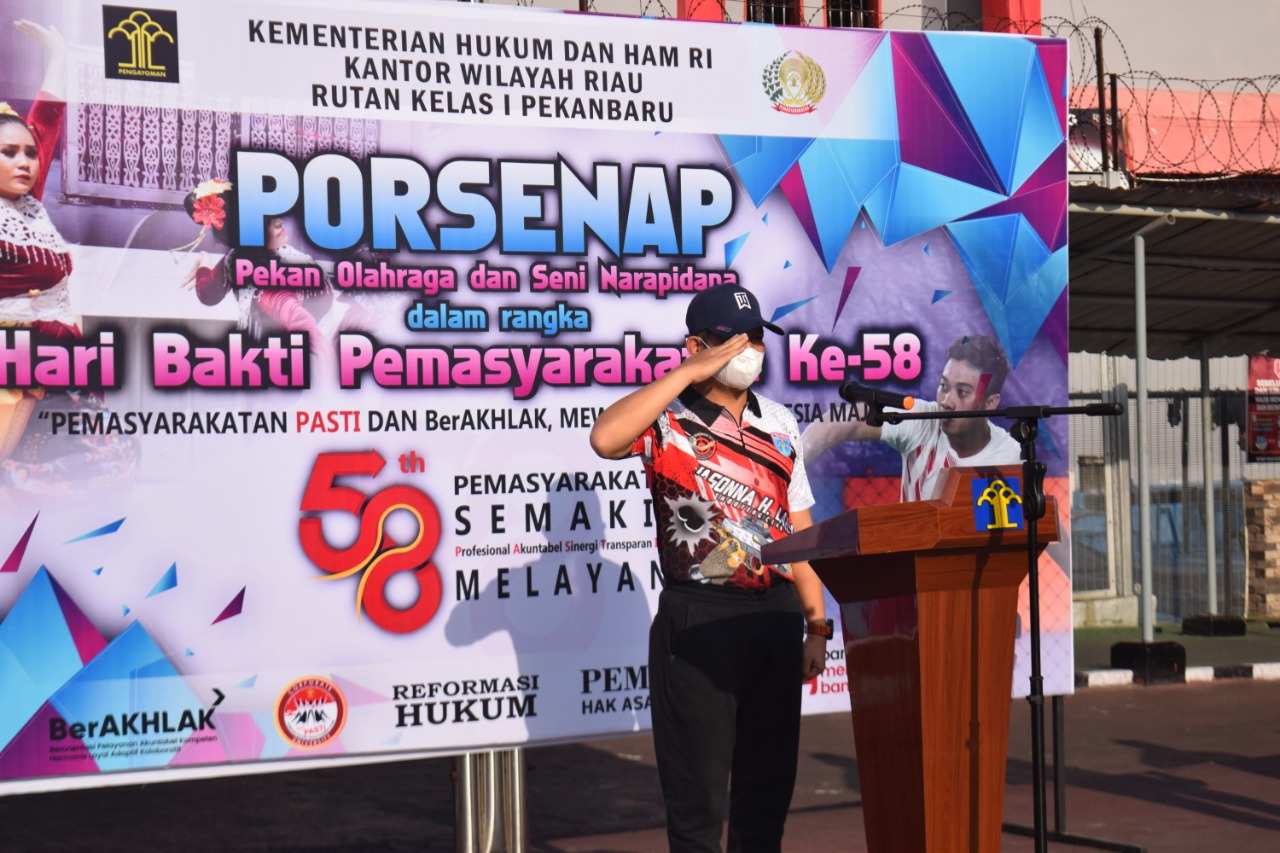 Karutan Pekanbaru Buka Porsenap, Junjung Sportifitas Dan Kondusifitas