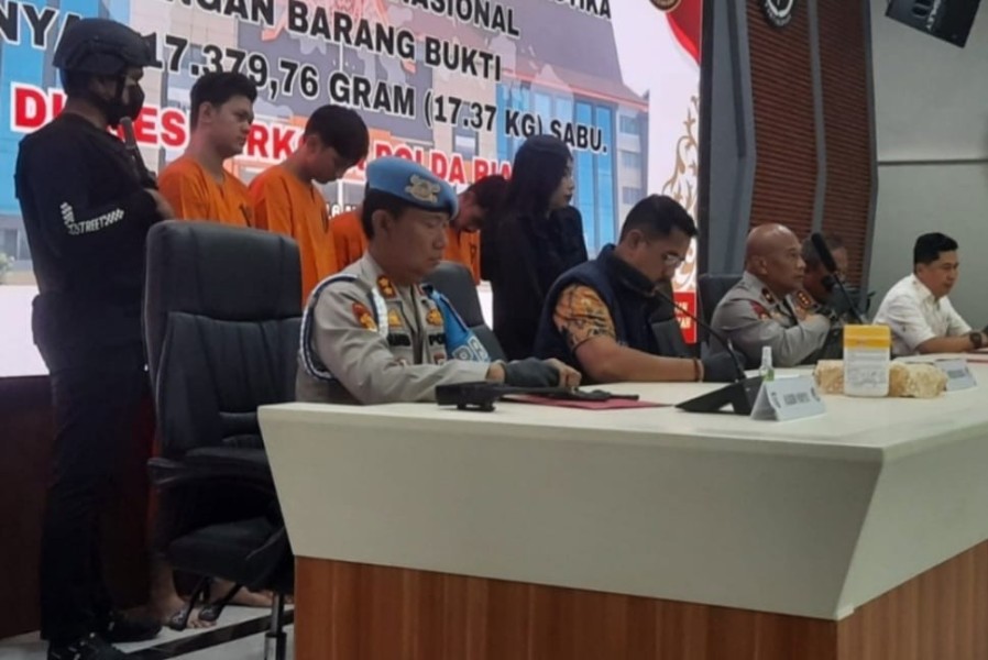 Polda Riau Gagalkan Sabu 17,37 Kg, AZ WN Malaysia Yang Pernah Kabur Dari Lapas Bengkalis Diduga Bosnya