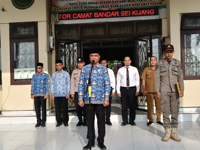 Upacara Memperingati Hari Kesadaran Nasional di Kecamatan Bandar Sei Kijang Berlangsung Khidmat