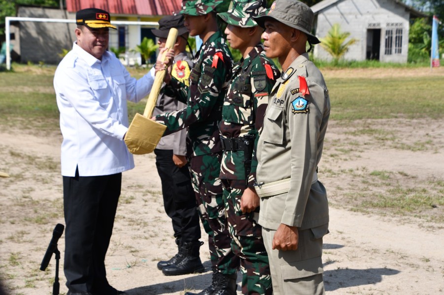 Kodam XIX Tuanku Tambusai Resmikan TMMD Ke-129 di Bintan, Percepat Pembangunan Desa