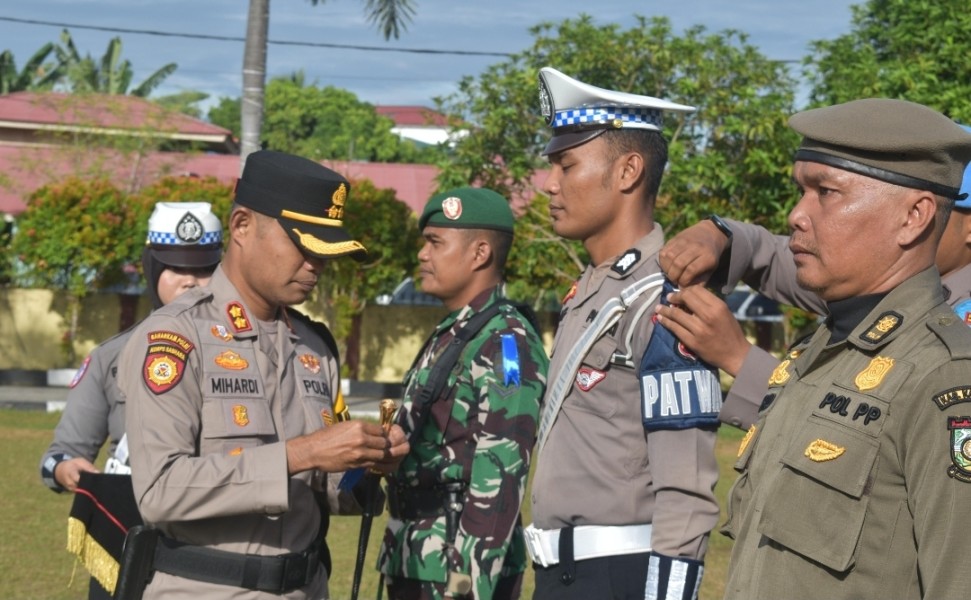 Kapolres Kampar Pimpin Upacara Ops Lancang Kuning 2025, Berlangsung Selama 14 Hari