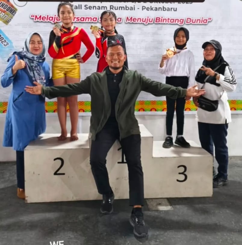Siswa SD Negeri 36 Pekanbaru Ifrassel Cinta Maheswari Juara O2SN Senam Putri