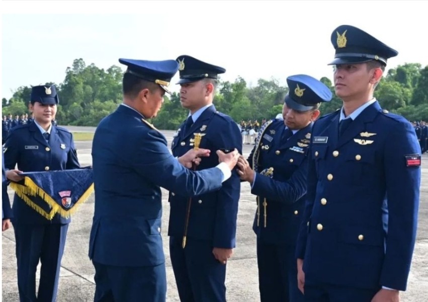 135 Personil Lanud Rsn Pekanbaru Naik Pangkat