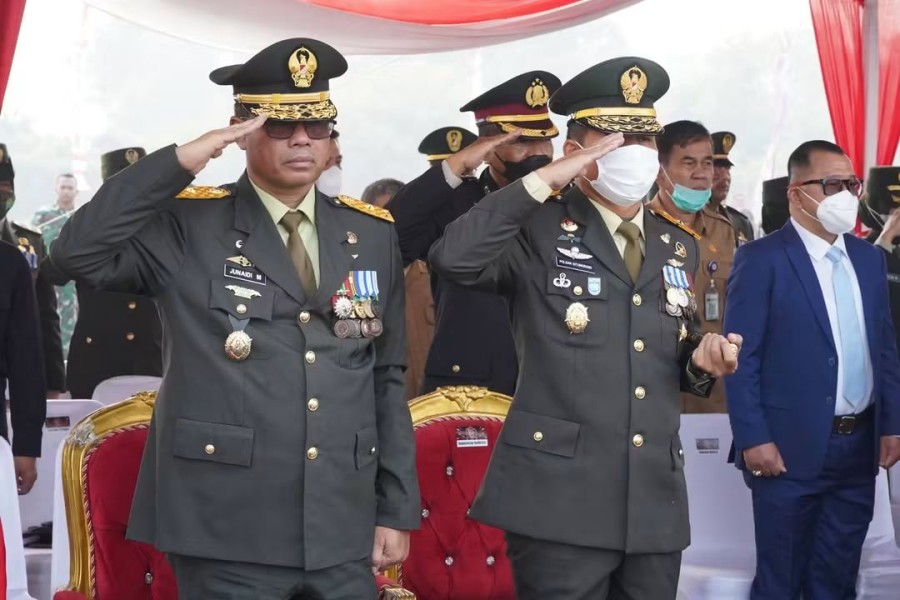 Danpuslatpur Kodiklatad Hadiri HUT ke-81 TNI, Perkuat Soliditas dan Semangat Pengabdian