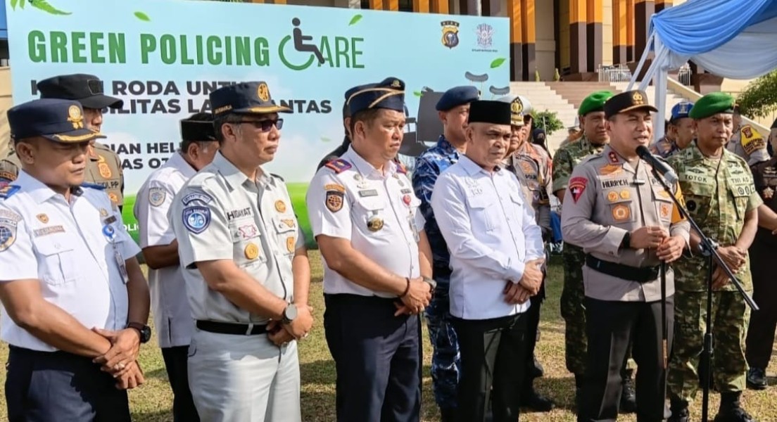 Kapolda Riau Pimpin Apel Pasukan Operasi Zebra Lancang Kuning 2025