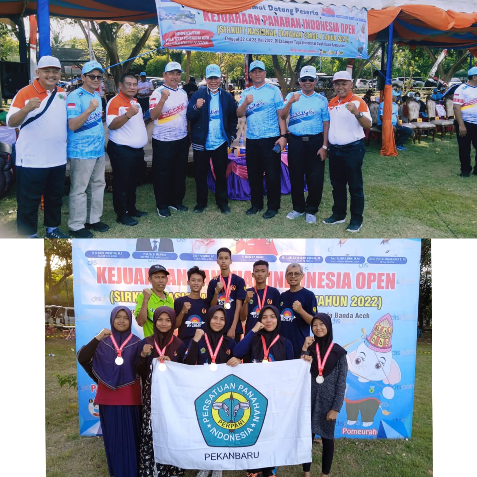 Perpani Pekanbaru Nyaris Juara Umum Kejuaraan Panahan Terbuka Indonesia