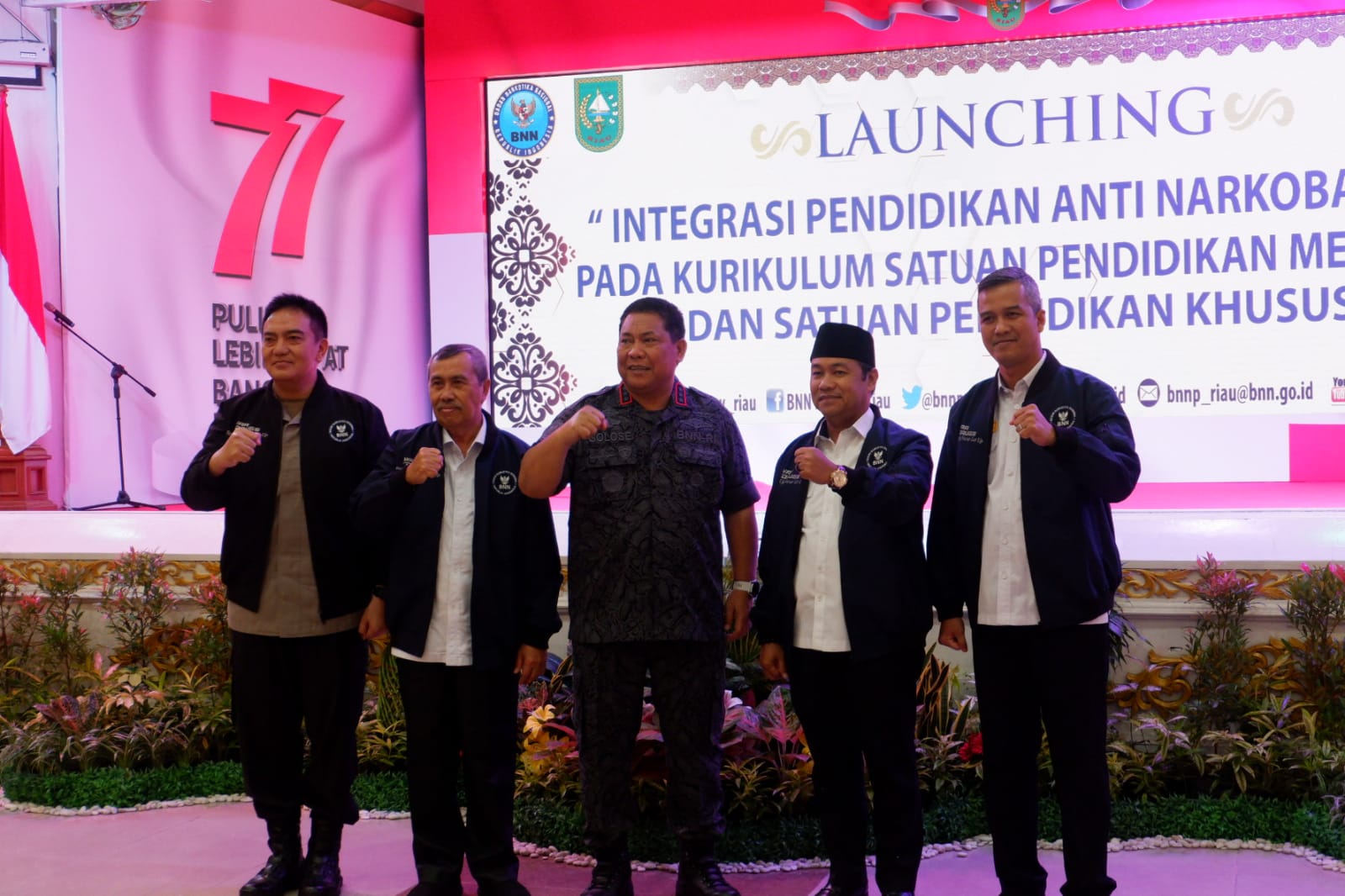 Peresmian Launching Integrasi Pendidikan Anti Narkoba (IPAN) Pada Kurikulum Satuan Pendidikan Menengah Dan Satuan Pendidikan Khusus
