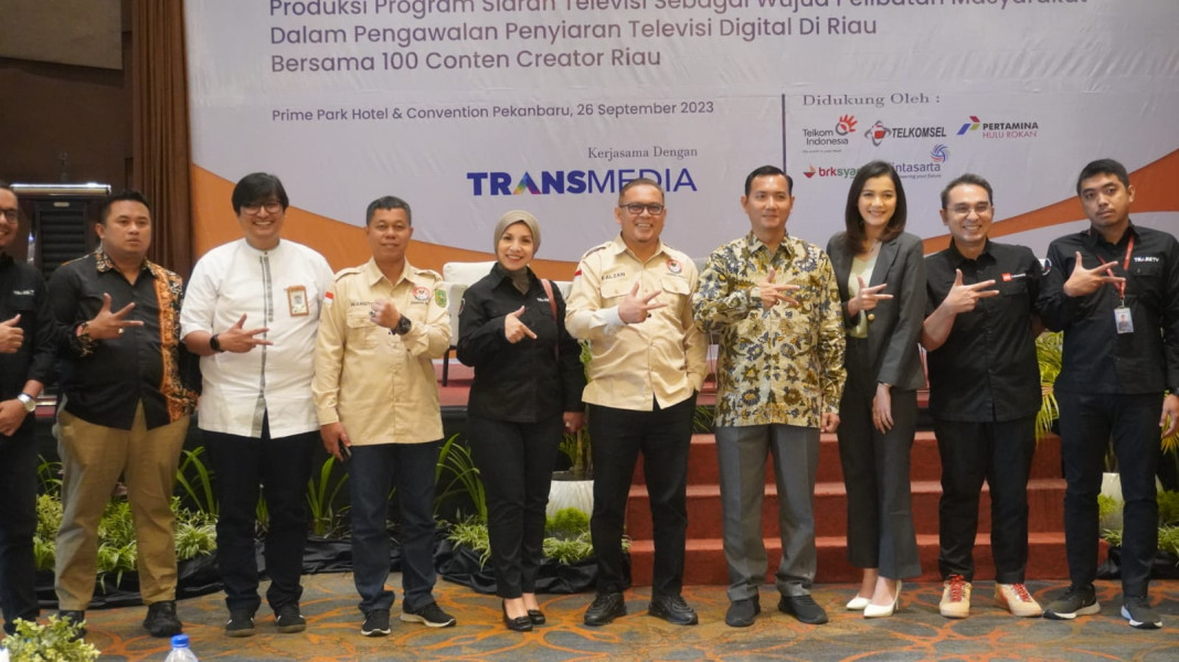 Ketua KPI Pusat Apresiasi Pencarian 100 Konten Kreator di Gelar KPID Riau