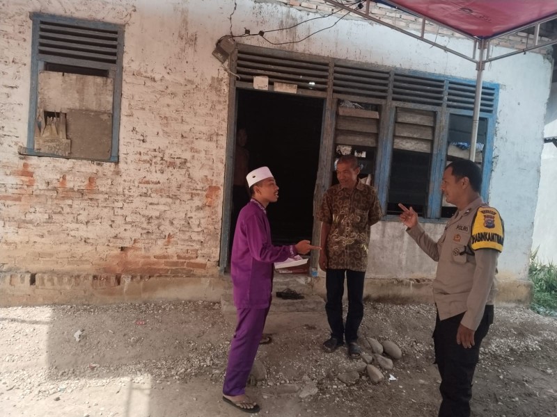 Bhabinkamtibmas Desa Muda Setia Kembali Lakukan Silaturahmi dalam Rangka Cooling System