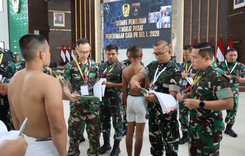 Pangdam XIX/Tuanku Tambusai Pimpin Sidang Sub Panpus Penerimaan Prajurit TNI AD TA 2026